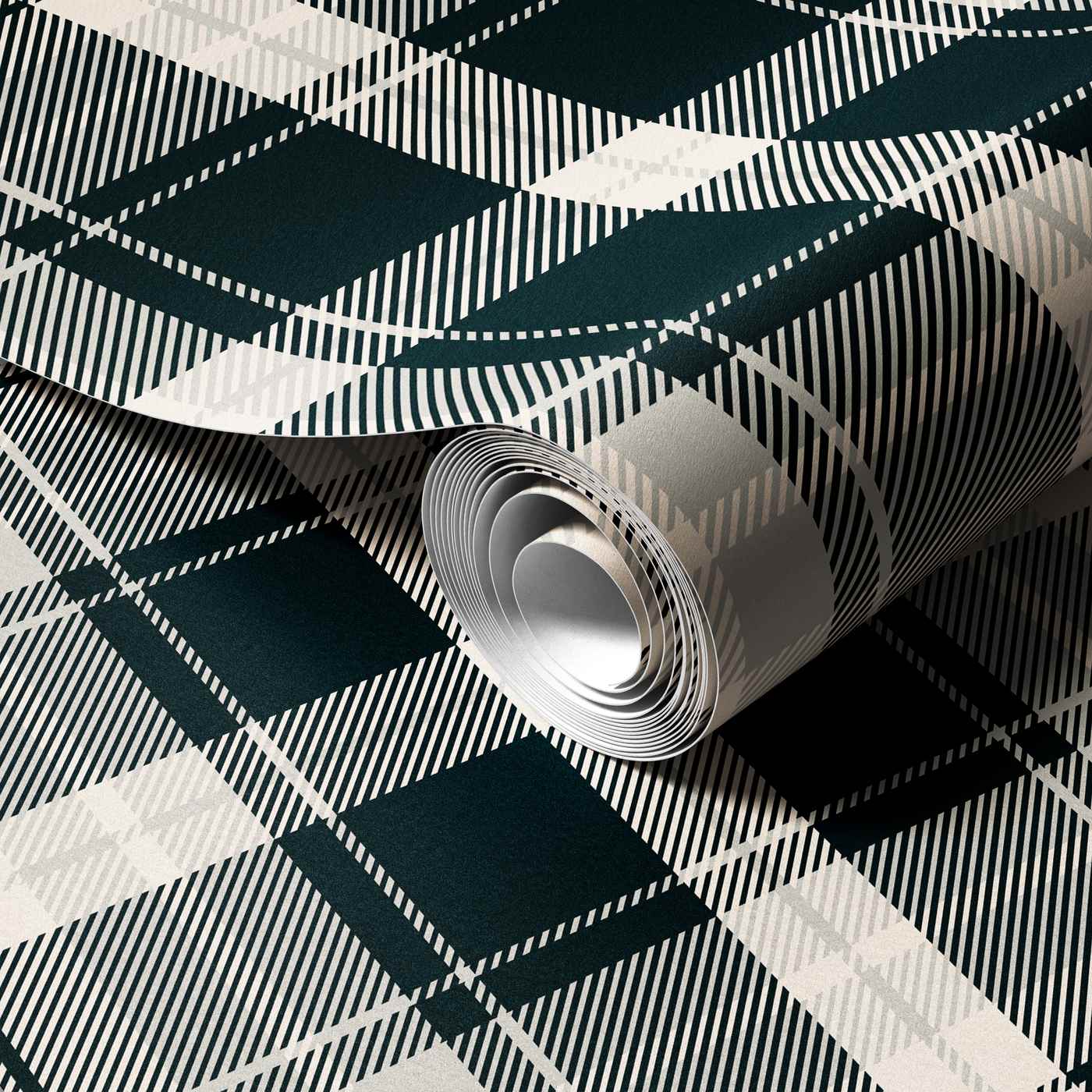 Black and White Plaid